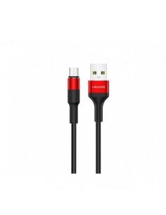 réparation Cable Micro USB 1.2M noir et rouge